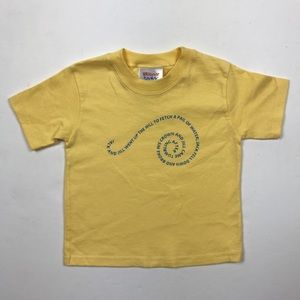 Jack and Jill Graphic Tee Yellow Toddler Shirt 2T